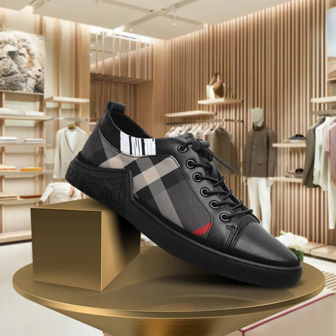 Stessil-Sneakers Uomo Nere Basse