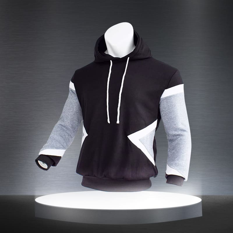 Stessil-Felpa Uomo Con Cappuccio